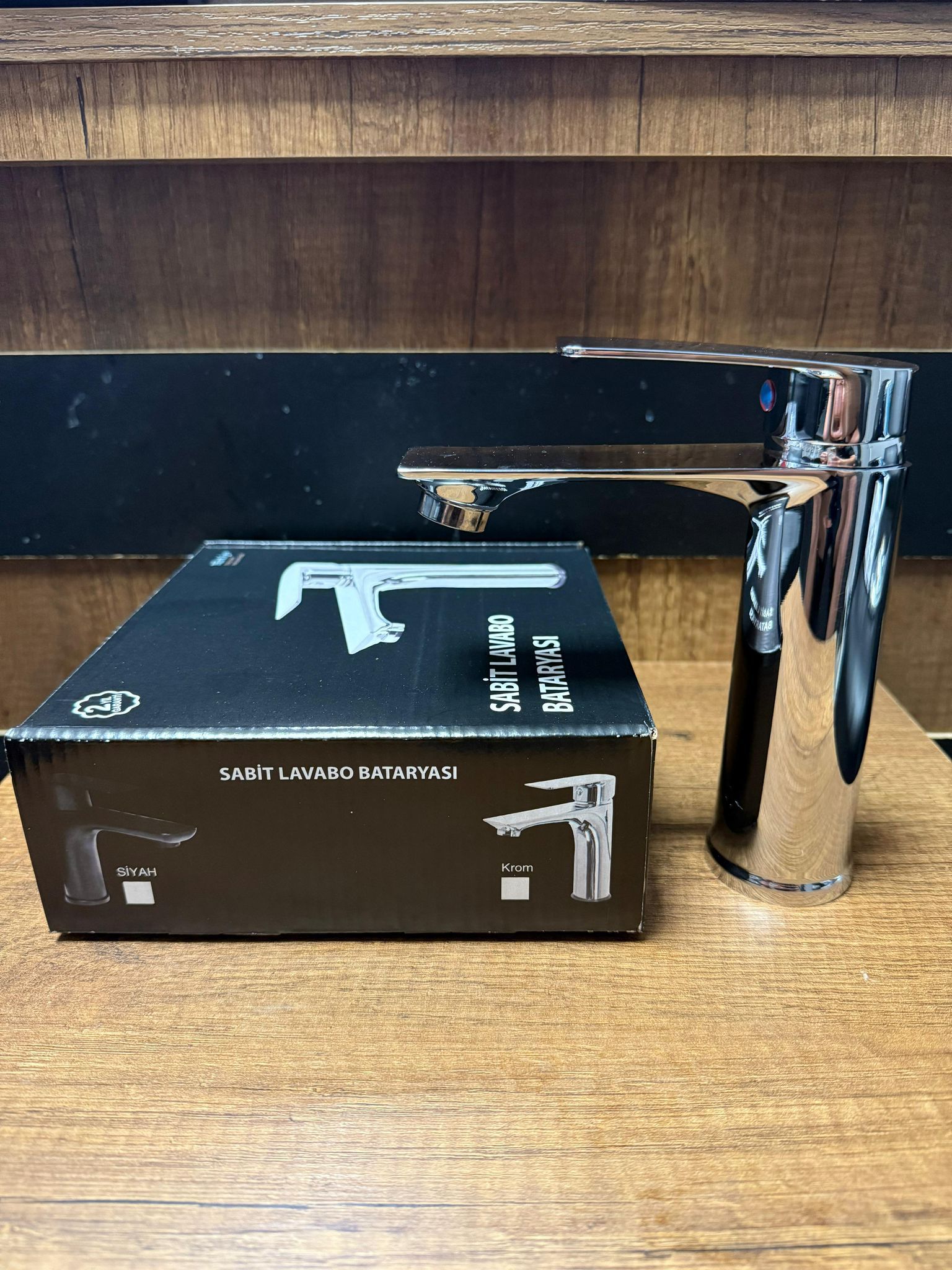 KROM İNOX SABİT LAVABO BATARYASI